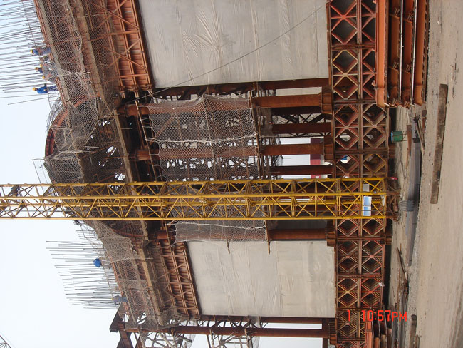 钢便桥安装施工系列